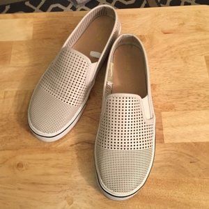 ISO Mossimo perforated slip on shoes